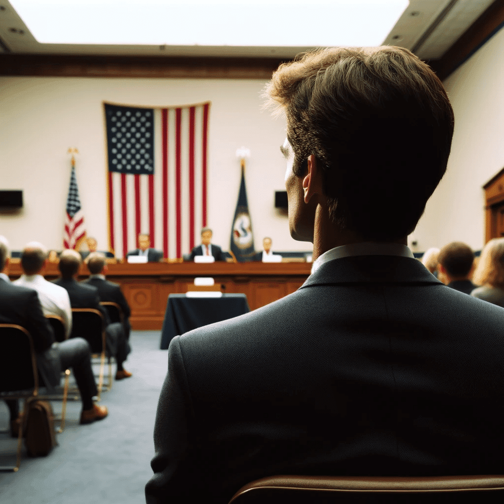 David Grossman testifying before the U.S. Senate