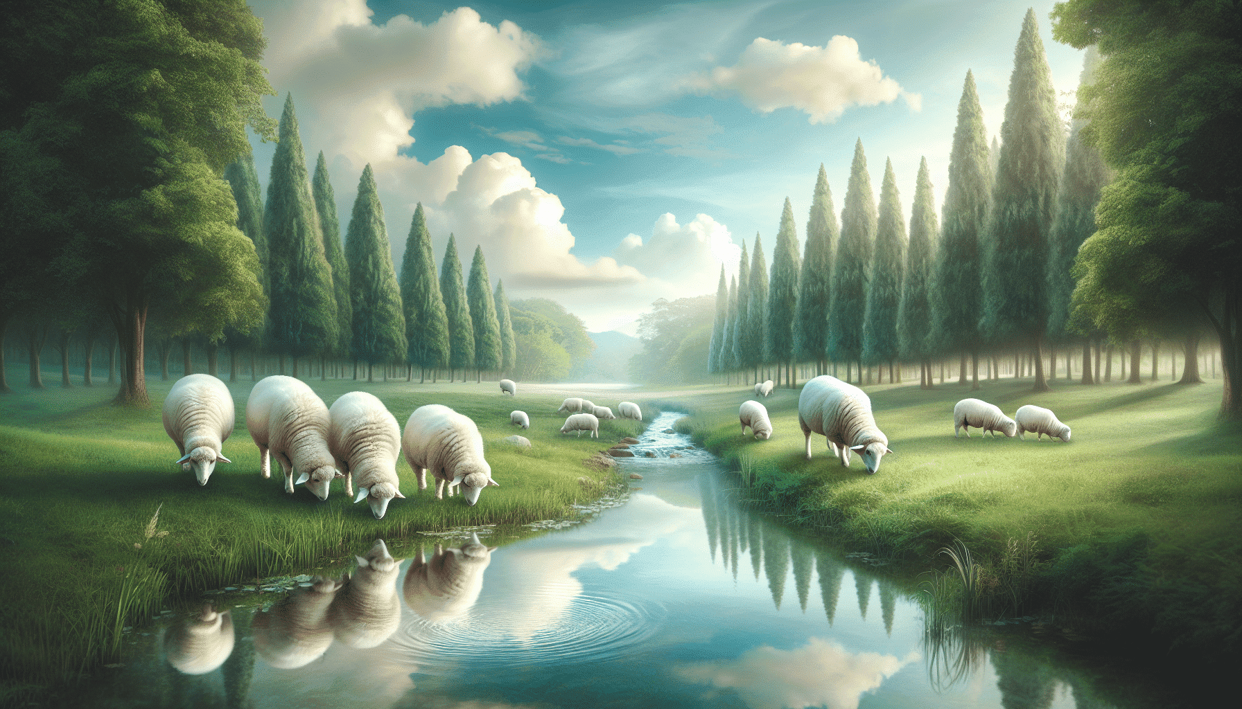 sheep, sheepdogs, and wolves